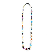 Load image into Gallery viewer, Rainbow Pearls on Blush Nylon 22.5"