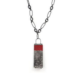 Red Tube Necklace