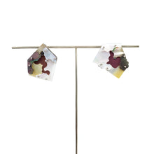 Load image into Gallery viewer, Fleeting Memories Angular Earrings - Magenta
