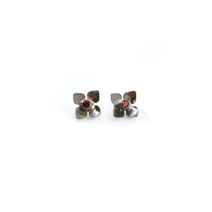 Dogwood with Garnet Studs