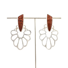 Load image into Gallery viewer, Flora with Ocean Jasper Earrings
