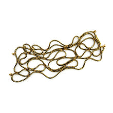 Load image into Gallery viewer, Lace Zipper Bracelet - Gold
