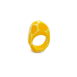 Multifaceted Ring - Goldenrod