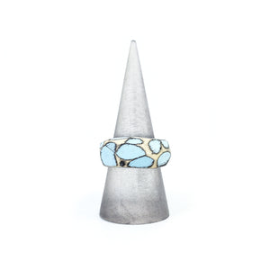 Multifaceted Ring - Blue