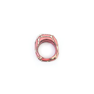 Multifaceted Ring - Pink