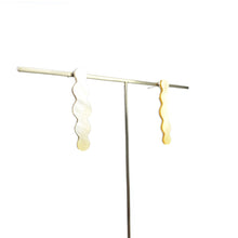 Load image into Gallery viewer, Long Mother of Pearl Studs - Yellow
