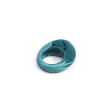 Load image into Gallery viewer, Turquoise Swirl - Chunky Ring
