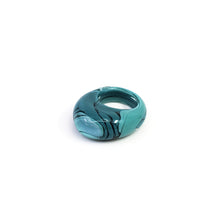 Load image into Gallery viewer, Turquoise Swirl - Chunky Ring
