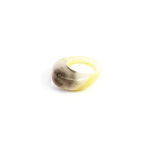 Load image into Gallery viewer, Yellow/White/Smoke - Chunky Ring

