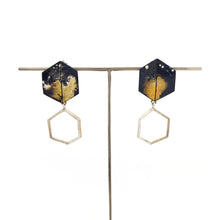 Load image into Gallery viewer, Hex Fold Earrings
