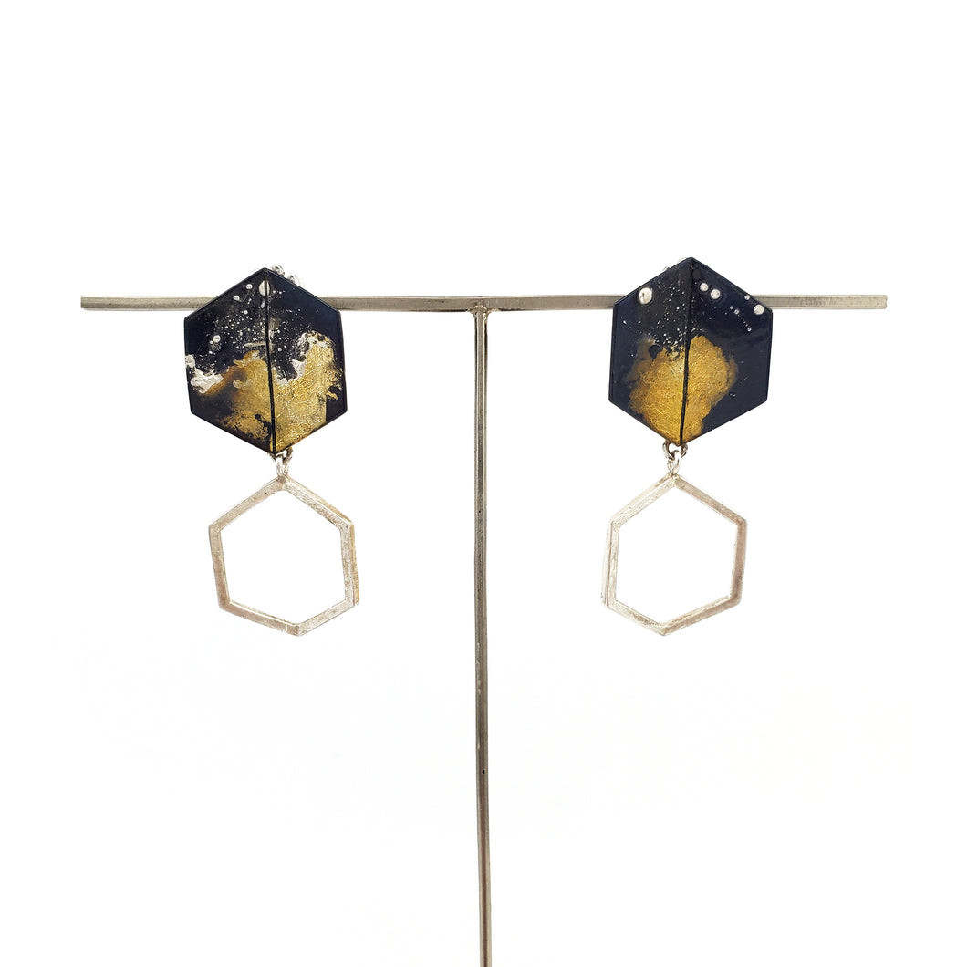 Hex Fold Earrings