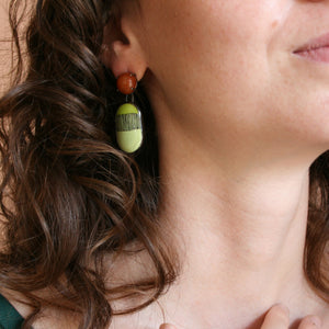 Onyx Oval Earrings