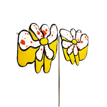 Load image into Gallery viewer, White Wallflower with Red Speckling and Yellow Shadow - Large
