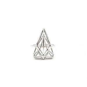 Small Triangle Openwork Ring