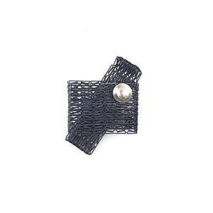 Double Rectangle Brooch