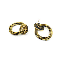 Load image into Gallery viewer, Circle Hoops - Shiny Gold
