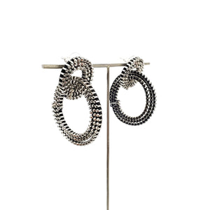 Circle Hoops - Shiny Silver