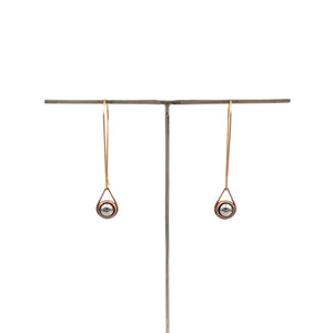 Small Ball Bearing Drop Earrings