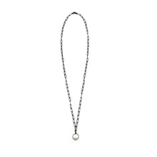 Load image into Gallery viewer, Oval Chain with Pearl Pendant
