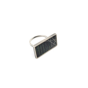 Ring Rectangle Blue