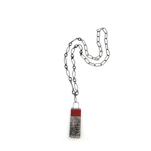 Red Tube Necklace