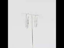 Load and play video in Gallery viewer, Openwork Elongated Hoops
